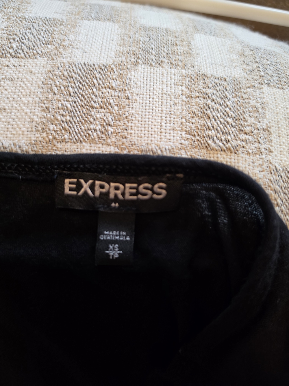 Express Black Ruffle Cold-Shoulder Tank - Picture 5 of 5